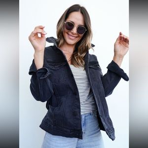 Hunter charcoal denim jacket
